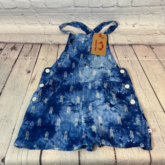 Appaman Girl’s Blue Pattern Shorts Romper - Picture 1 of 3